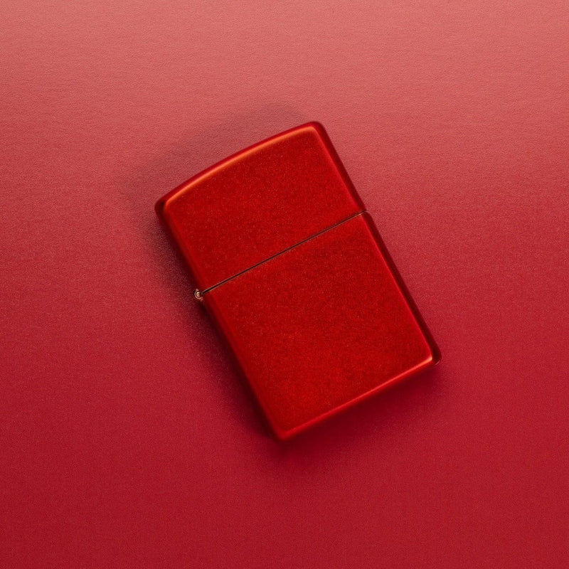 Zippo Lighter Metallic Red Feature Windproof All Metal Construction 20418 -Zippo - Survivor Hand Precision Knives & Outdoor Gear Store