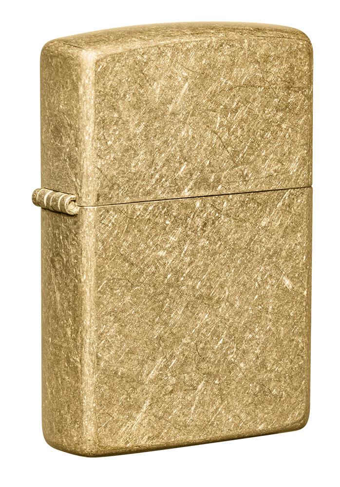 Zippo Lighter Classic Tumbled Brass Feature Windproof All Metal Construction -Zippo - Survivor Hand Precision Knives & Outdoor Gear Store