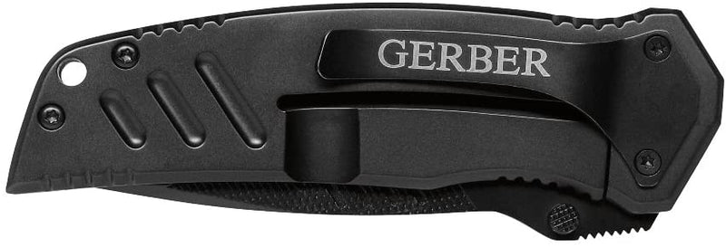 Gerber Swagger Folding Knife 3.25" Stainless Steel Blade Black Textured G10 Handle 0594 -Gerber - Survivor Hand Precision Knives & Outdoor Gear Store