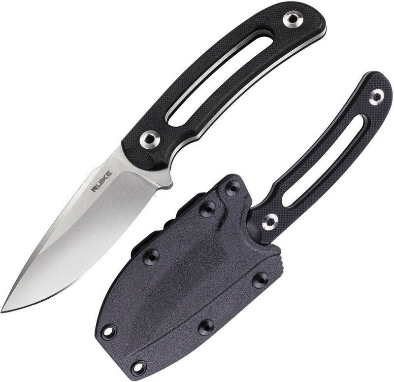 RUIKE Hornet F815B Fixed Knife 3.25" 14C28N Stainless Blade Black G10 Handle F815B -RUIKE - Survivor Hand Precision Knives & Outdoor Gear Store