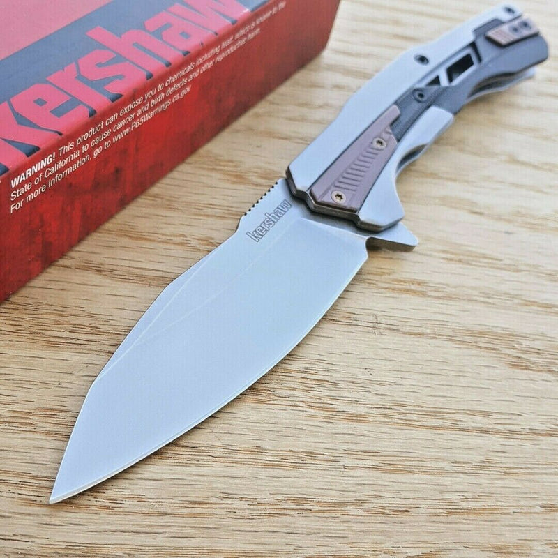 Kershaw Endgame Frame Folding Knife 3.25" D2 Tool Steel Blade Stainless/PVD Handle 2095 -Kershaw - Survivor Hand Precision Knives & Outdoor Gear Store