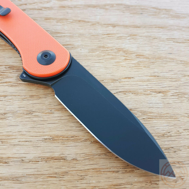 Civivi Elementum Linerlock Folding Knife 3" D2 Steel Blade Orange G10 Handle 907Y -Civivi - Survivor Hand Precision Knives & Outdoor Gear Store