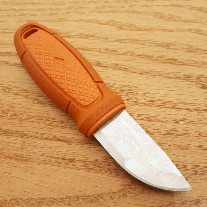 Mora Eldris Fixed Knife 2.5" Stainless Steel Blade Burnt Orange Polymer Handle 02327 -Mora - Survivor Hand Precision Knives & Outdoor Gear Store