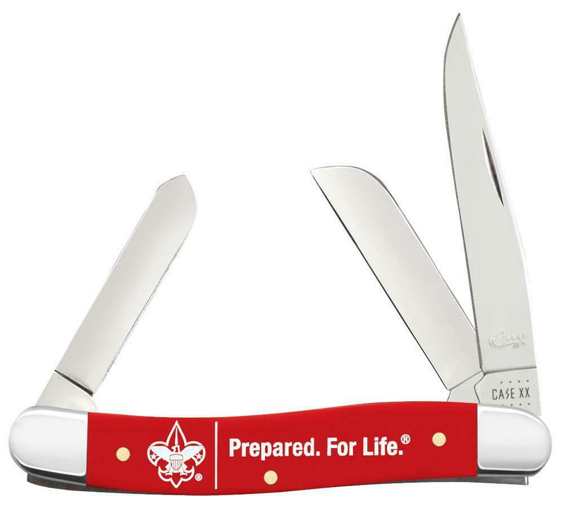 Case XX BSA Stockman Pocket Knife Stainless Steel Blades Red Synthetic Handle 18062 -Case Cutlery - Survivor Hand Precision Knives & Outdoor Gear Store