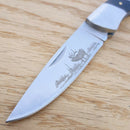 Elk Ridge Lockback Folding Knife 3" 440 Stainless Steel Blade Burl Wood Handle 072D -Elk Ridge - Survivor Hand Precision Knives & Outdoor Gear Store