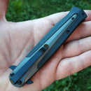 Smith & Wesson M&P Folding Glade Knife Stainless Dagger Blade Gray-Black 1085898 -Smith & Wesson - Survivor Hand Precision Knives & Outdoor Gear Store