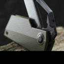 Kizer Cutlery Cyber Folding Knife 2.16 Bohler M390 Steel Blade, Green G10 Handle V2563A1 -Kizer Cutlery - Survivor Hand Precision Knives & Outdoor Gear Store