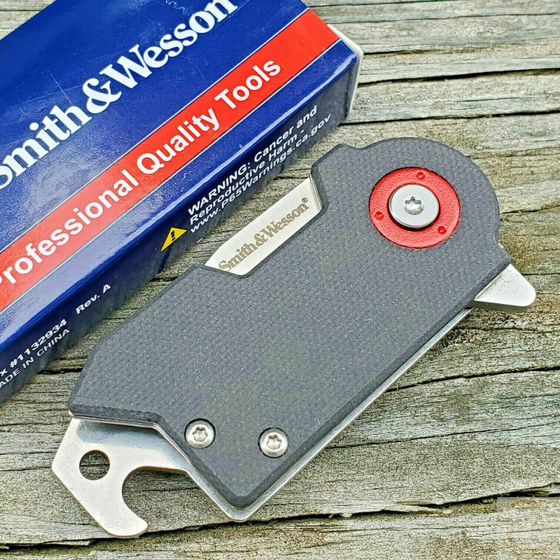 Smith & Wesson Benji Frame Folding Knife 1.5" Stainless Blade G10/Stainless Handle 1122566 -Smith & Wesson - Survivor Hand Precision Knives & Outdoor Gear Store