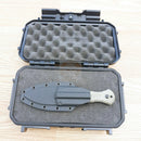 Bastinelli Creations Telum Fixed Knife 2.5" Part Serrated Bohler M390 Steel Blade Green Linen Micarta Handle 239 -Bastinelli Creations - Survivor Hand Precision Knives & Outdoor Gear Store