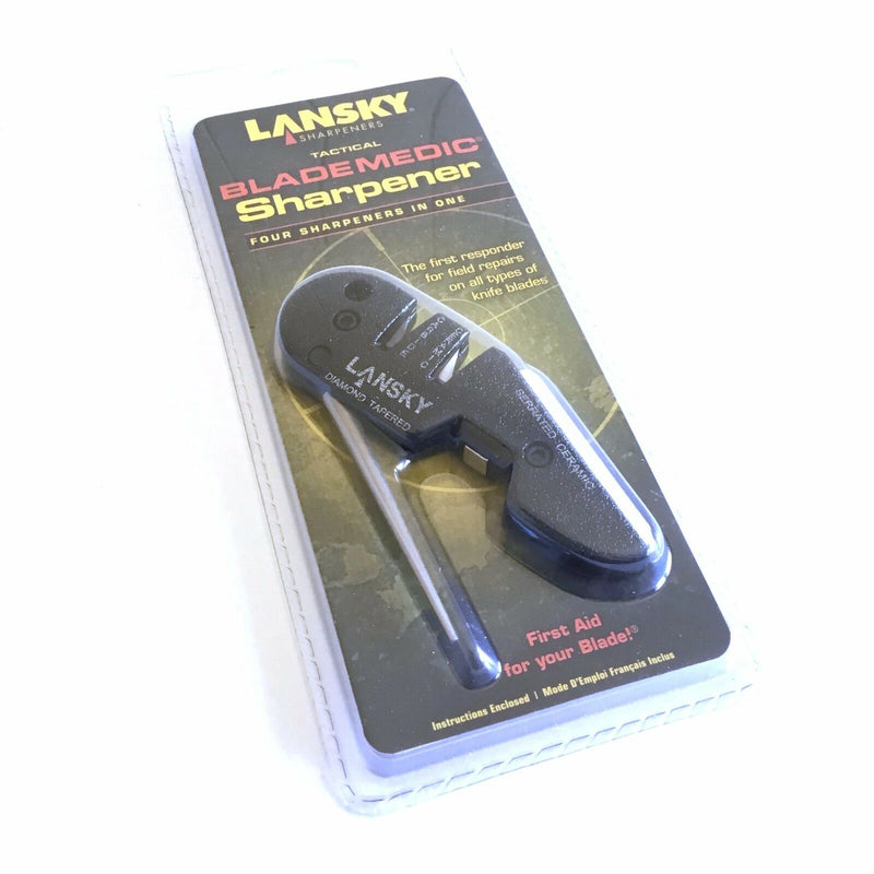 Lansky Blade Medic Pocket Knife Sharpener 4 in 1 Carbide Ceramic Diamond MED01 52 -Lansky - Survivor Hand Precision Knives & Outdoor Gear Store