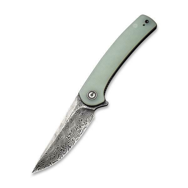 Civivi Mini Asticus Folding Knife 3.25" Damascus Steel Blade Natural G10 Handle 19026BDS1 -Civivi - Survivor Hand Precision Knives & Outdoor Gear Store