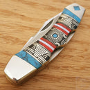 Rough Ryder Lockback Pocket Knife Stainless Steel Blade Stone/Southwest Handle 1747 -Rough Ryder - Survivor Hand Precision Knives & Outdoor Gear Store