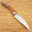 Civivi Hadros Folding Knife 3.25" 10Cr15CoMoV Steel Blade Brown Micarta Handle 200042 -Civivi - Survivor Hand Precision Knives & Outdoor Gear Store