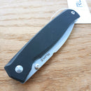 RUIKE P662 Linerlock Folding Knife 2.88" Sandvik 14C28N Steel Blade Black G10 Handle P662B -RUIKE - Survivor Hand Precision Knives & Outdoor Gear Store