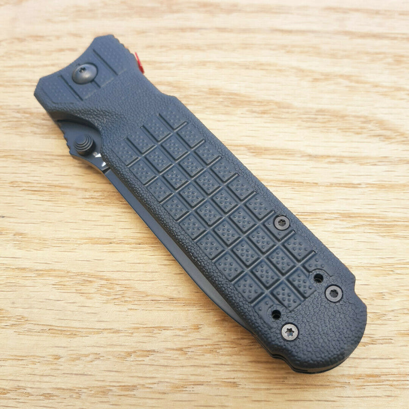 Fox Predator II Folding Knife 3.75" Bohler N690 Steel Blade Black Forprene Handle 446B -Fox - Survivor Hand Precision Knives & Outdoor Gear Store