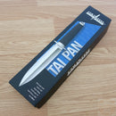 Cold Steel Tai Pan Knife 7.5" Dagger CPM 3V Steel Satin Blade Black Rubber Handle -Cold Steel - Survivor Hand Precision Knives & Outdoor Gear Store