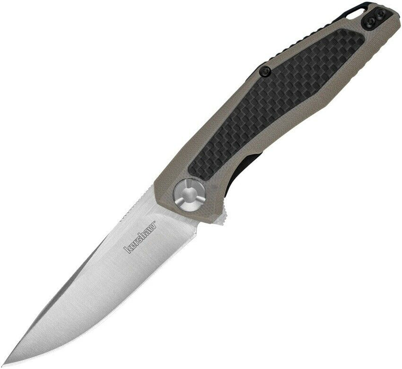 Kershaw Atmos Folding Knife 3" 8Cr13MoV Steel Blade G10 / Carbon Fiber Handle 4037TAN -Kershaw - Survivor Hand Precision Knives & Outdoor Gear Store