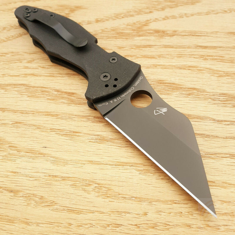 Spyderco Yojimbo 2 Folding Knife 3.25" CPM S30V Steel Blade Black G10 Handle 85GPBBK2 -Spyderco - Survivor Hand Precision Knives & Outdoor Gear Store