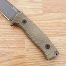 LionSTEEL M5 Fixed Knife 4.5" Sleipner Full Tang Blade Green Micarta Handle -LionSTEEL - Survivor Hand Precision Knives & Outdoor Gear Store