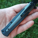 Smith & Wesson M&P Folding Glade Knife Stainless Dagger Blade Gray-Black 1085898 -Smith & Wesson - Survivor Hand Precision Knives & Outdoor Gear Store