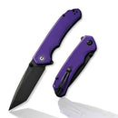 Civivi Brazen Linerlock Folding Knife 3.5" D2 Steel Blade Purple G10 Handle 2023D -Civivi - Survivor Hand Precision Knives & Outdoor Gear Store