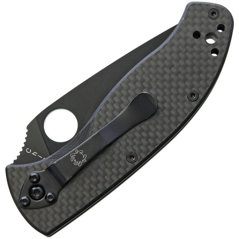 Spyderco Tenacious Folding Knife 3.5" 8Cr13MoV Steel Blade Carbon Fiber/G10 122CFBBKPS -Spyderco - Survivor Hand Precision Knives & Outdoor Gear Store