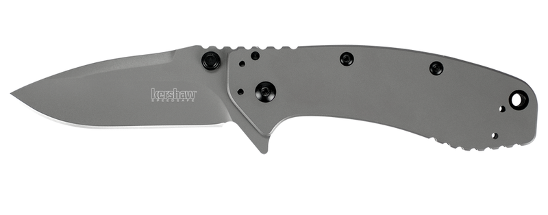 Kershaw Cryo II Folding Knife 3.38" 8Cr13MoV Steel Blade Gray Stainless Handle 1556TI -Kershaw - Survivor Hand Precision Knives & Outdoor Gear Store