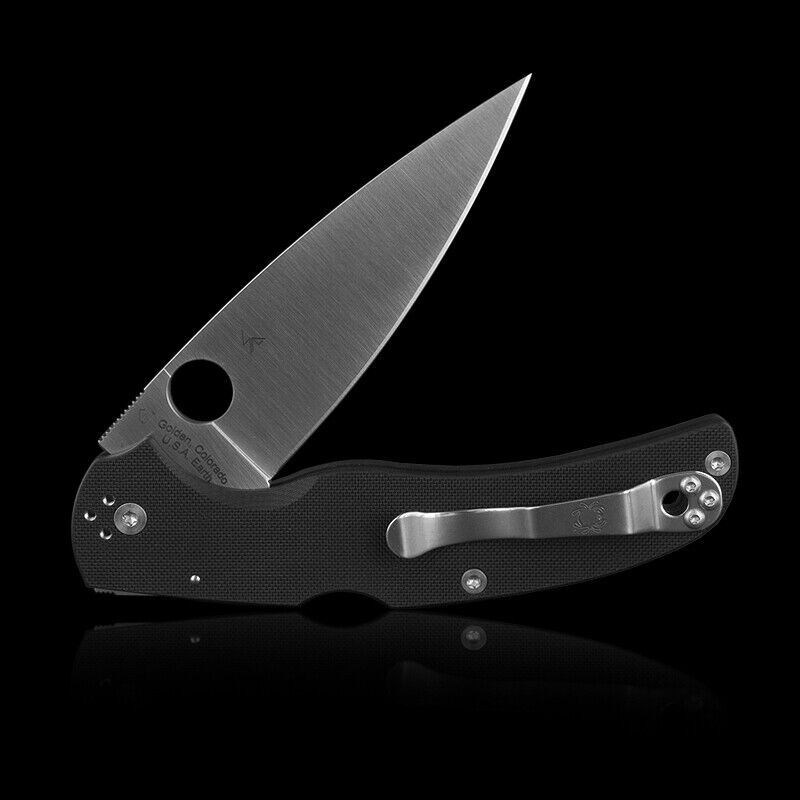 Spyderco Native Chief Folding Knife 4" CPM S30V Steel Blade Black G10 Handle 244GP -Spyderco - Survivor Hand Precision Knives & Outdoor Gear Store