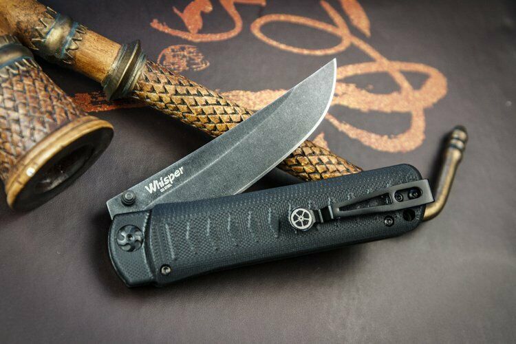 Kizlyar Whisper Linerlock Folding Knife 3.75" D2 Tool Steel Blade G10 Handle 0119 -Kizlyar - Survivor Hand Precision Knives & Outdoor Gear Store