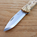 Casstrom Lars Falt Folding Knife 2.88" N690 Steel Blade Curly Birch Handle 19004 -Casstrom - Survivor Hand Precision Knives & Outdoor Gear Store