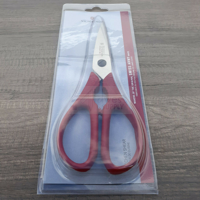 Victorinox Kitchen Shears 4" Stainless Steel Blades Red polypropylene Handle GERMAN MADE 76363X2 -Victorinox - Survivor Hand Precision Knives & Outdoor Gear Store