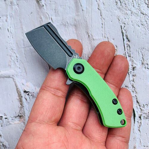 Kansept Knives Mini Korvid Folding Knife 1.5" 154CM Steel Blade Green G10 Handle 3030A8 -Kansept Knives - Survivor Hand Precision Knives & Outdoor Gear Store