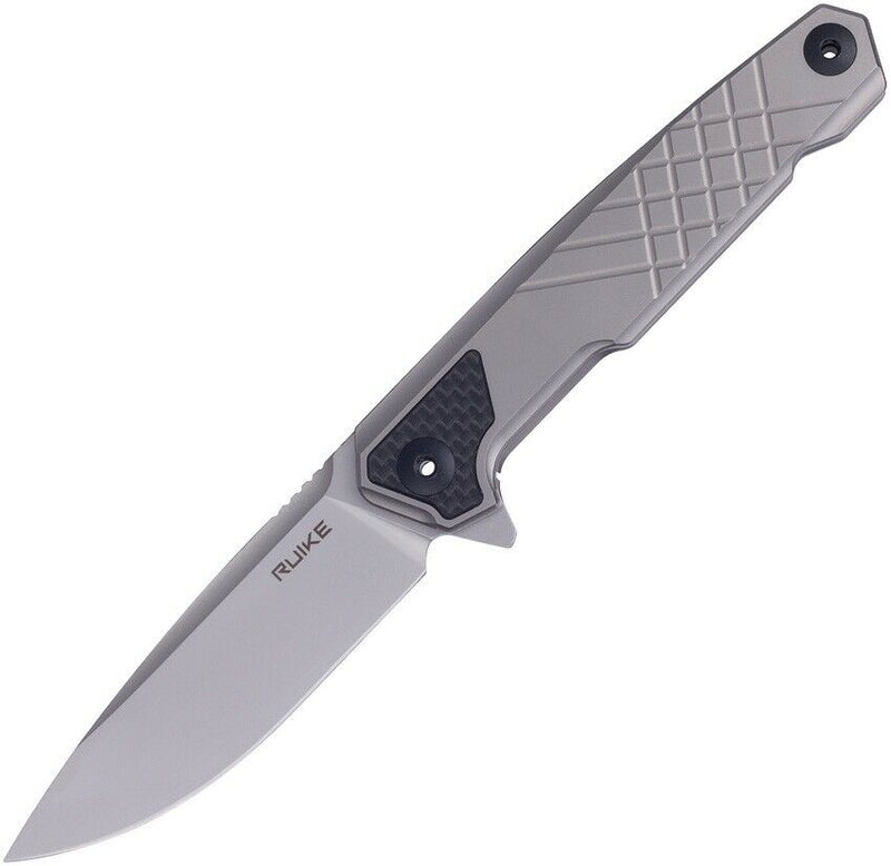 Riuke M875-TZ Framelock Beta Plus Folding Knife 3.5" Bohler N690 Steel Blade Titanium/Carbon Fiber Handle M875TZ -RUIKE - Survivor Hand Precision Knives & Outdoor Gear Store
