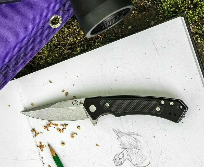 Case XX Marilla Folding Knife 3.75" S35VN Steel Blade Black Aluminum/G10 Handle 25880 -Case Cutlery - Survivor Hand Precision Knives & Outdoor Gear Store