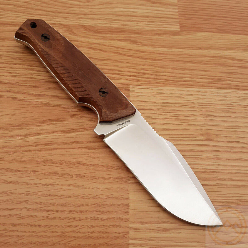 Boker Bison Fixed Knife Bohler N695 Steel Blade Guayacan Wood Handle 02BA404 -Boker - Survivor Hand Precision Knives & Outdoor Gear Store