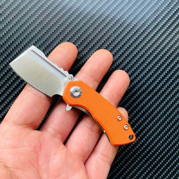 Kansept Knives Mini Korvid Folding Knife 1.5" 154CM Steel Blade Orange G10 Handle 3030A6 -Kansept Knives - Survivor Hand Precision Knives & Outdoor Gear Store