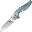 Bestech Knives The Reticulan Folding Knife 2" CPM S35VN Steel Blade Blue Titanium Handle 1810B -Bestech Knives - Survivor Hand Precision Knives & Outdoor Gear Store