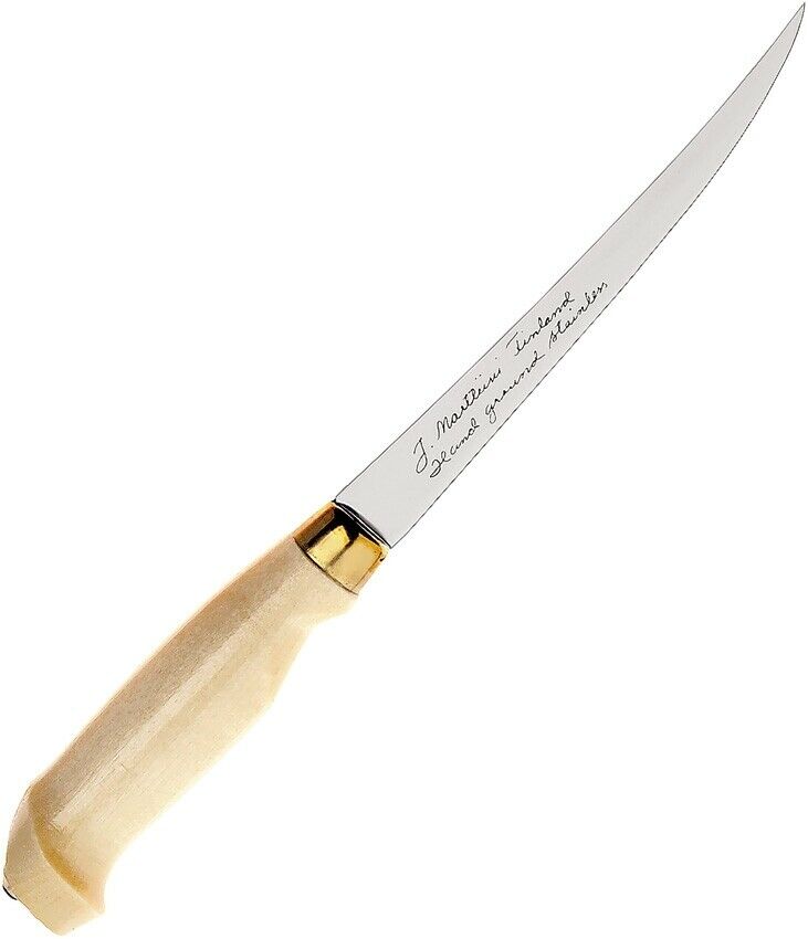 Marttiini Classic Fillet Fixed Knife 6" Stainless Steel Blade Birch Wood Handle 620010 -Marttiini - Survivor Hand Precision Knives & Outdoor Gear Store