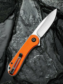 Civivi Elementum Linerlock Folding Knife 3" D2 Tool Steel Blade Orange G10 Handle C907R -Civivi - Survivor Hand Precision Knives & Outdoor Gear Store