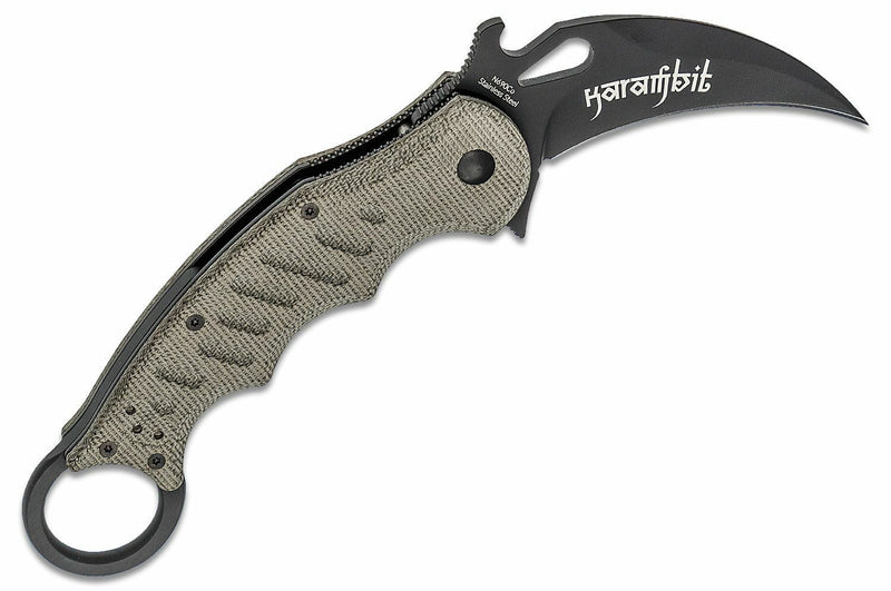 Fox Karambit Liner Folding Knife 3" Bohler N690 Steel Blade Micarta Handle 479MI -Fox - Survivor Hand Precision Knives & Outdoor Gear Store