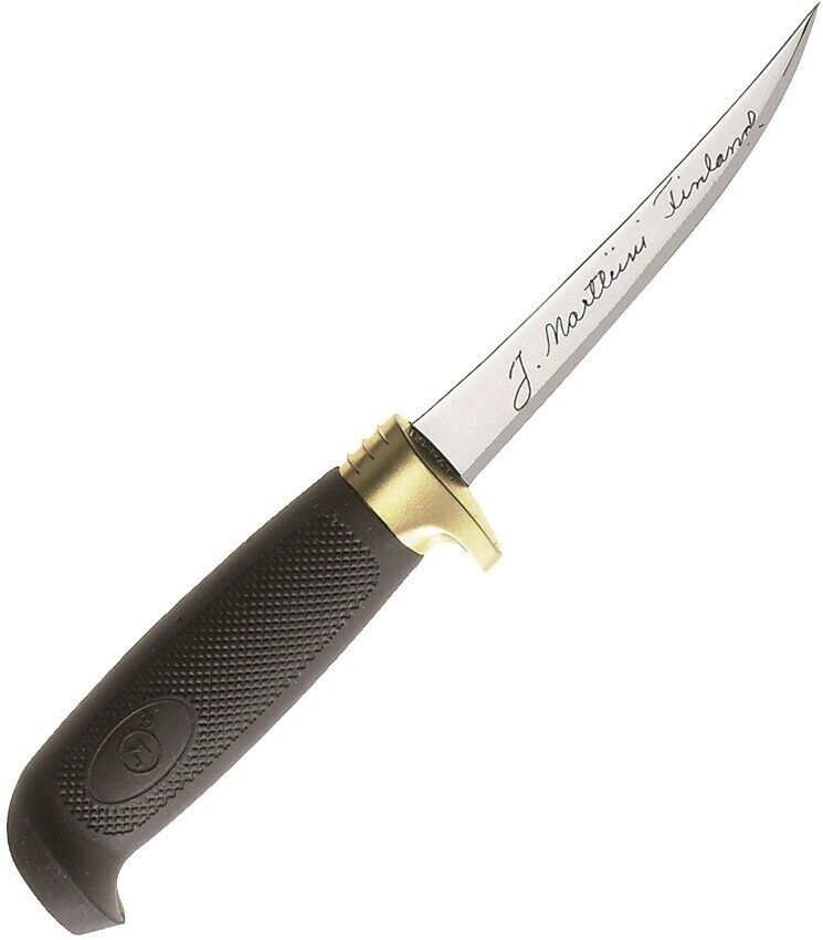 Marttiini Condor Golden Fixed Knife 4" Stainless Steel Blade Black Rubber Handle 816014 -Marttiini - Survivor Hand Precision Knives & Outdoor Gear Store