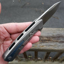 LionSTEEL ROK Framelock Folding Knife 3.25" M390 Blade Gray Titanium Handle TROKG -LionSTEEL - Survivor Hand Precision Knives & Outdoor Gear Store