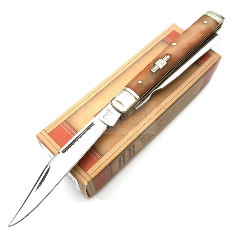 Rough Ryder Doctors Pocket Knife Stainless Blades Tobacco Smooth Bone Handle 1905 -Rough Ryder - Survivor Hand Precision Knives & Outdoor Gear Store