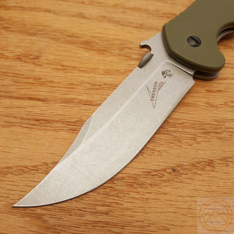 Kershaw Emerson CQC-10K Folding Knife 3 ½" 8Cr14MoV Steel Blade Green G10 Handle 6030 -Kershaw - Survivor Hand Precision Knives & Outdoor Gear Store