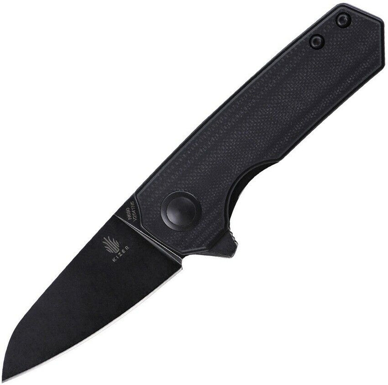 Kizer Cutlery Lieb Liner Folding Knife 2.37" N690 Steel Blade Black G10 Handle V2541N5 -kizer Cutlery - Survivor Hand Precision Knives & Outdoor Gear Store