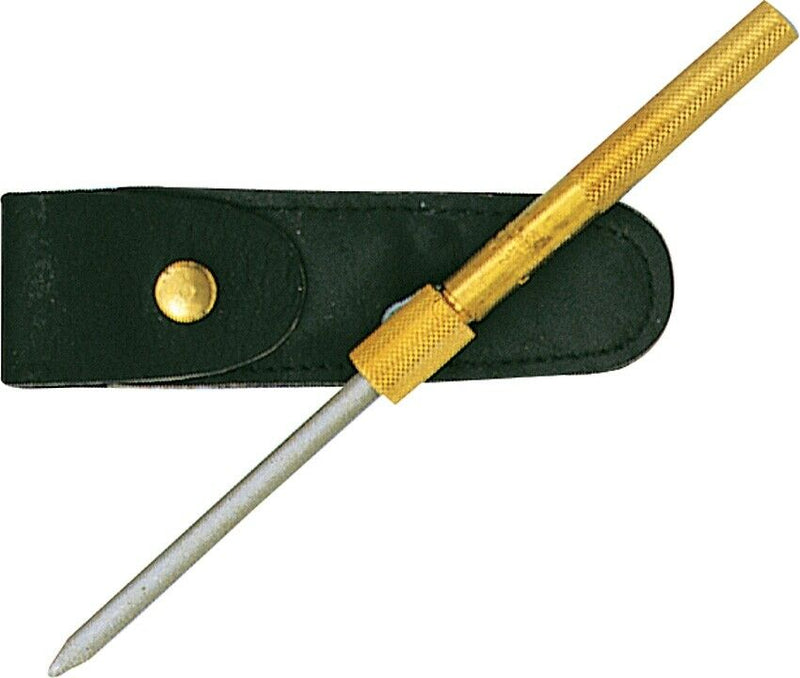 EZE-LAP Diamond Knife Sharpener Model M Solid Brass Handle Unscrews Ro