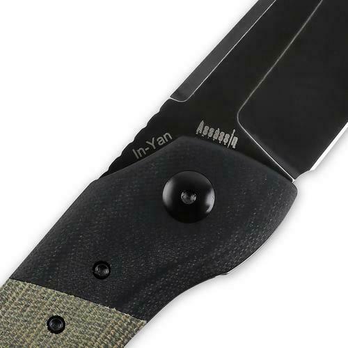 Kizer Cutlery In Yan Folding Knife 3.75" Bohler N690 Steel Blade Micarta Handle 4573N1 -Kizer Cutlery - Survivor Hand Precision Knives & Outdoor Gear Store