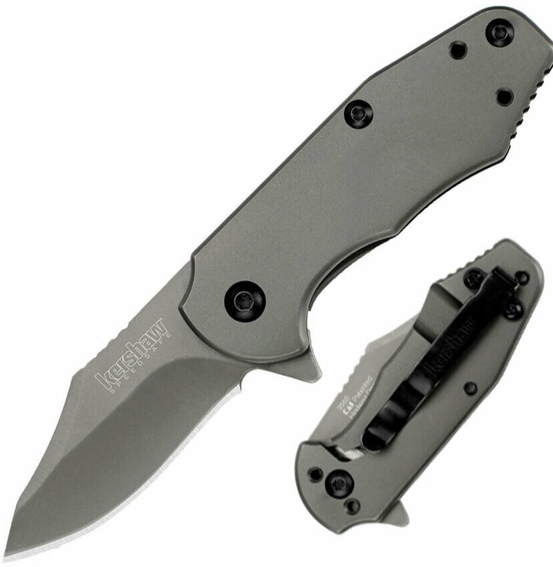 Kershaw Ember A/O Framelock Knife 2" 8Cr13MoV Steel Blade Stainless Steel Handle 3560X -Kershaw - Survivor Hand Precision Knives & Outdoor Gear Store