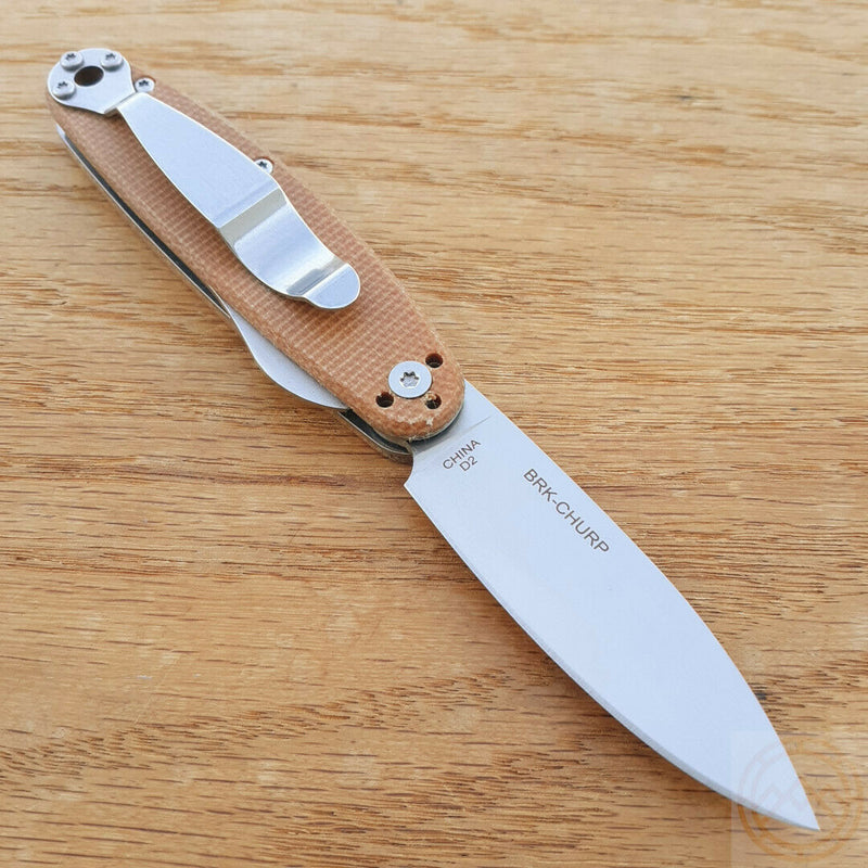 BRK Designed by ESEE Churp Folding Knife 2.63 D2 Tool Steel Blade Micarta Handle C2 -BRK Designed by ESEE - Survivor Hand Precision Knives & Outdoor Gear Store