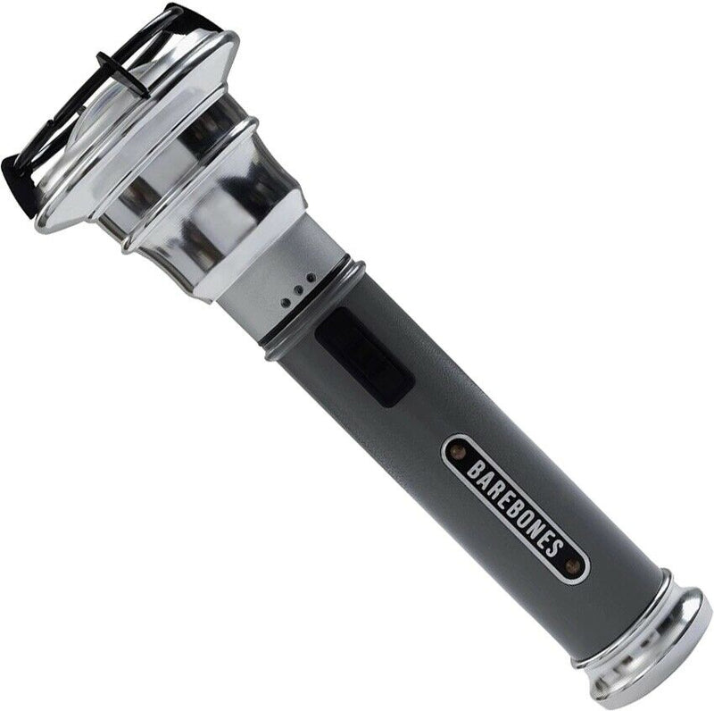 Barebones Living Vintage Flashlight Rechargeable Aluminum / Steel Construction RE291 -Barebones Living - Survivor Hand Precision Knives & Outdoor Gear Store